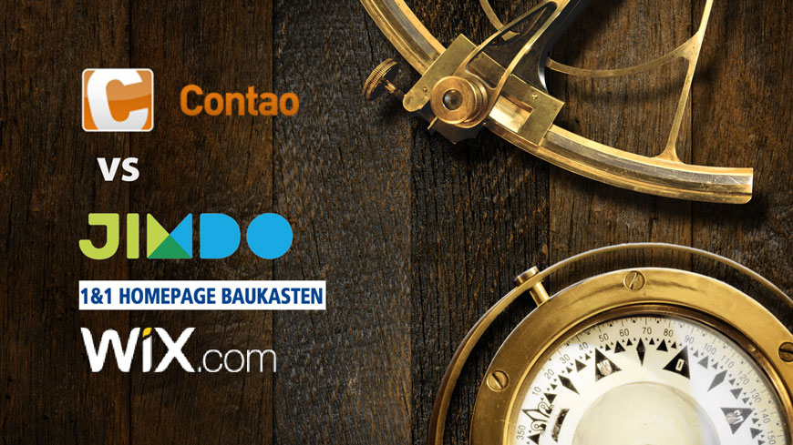 Contao Jimdo Wix Baukasten