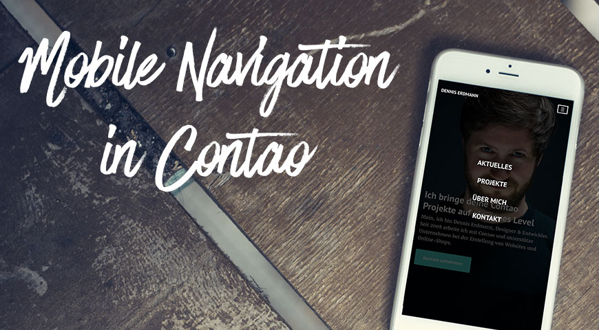Mobile Navigation in Contao
