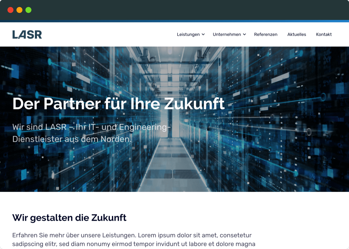 Contao Theme LASR für den Mittelstand