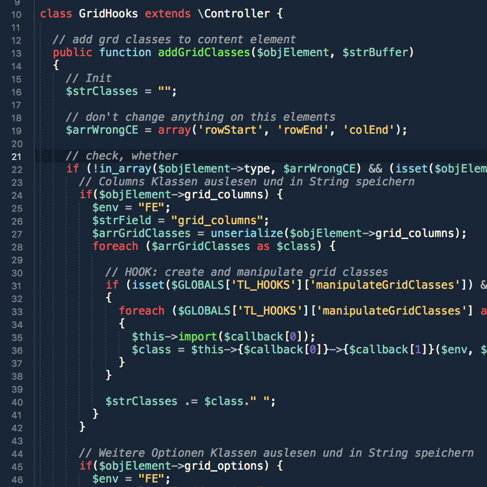 Erdmann & Freunde Contao Entwicklung