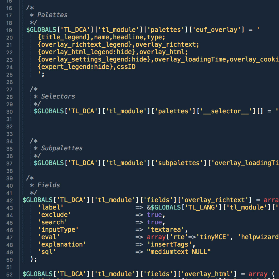 Erdmann & Freunde Contao Entwicklung